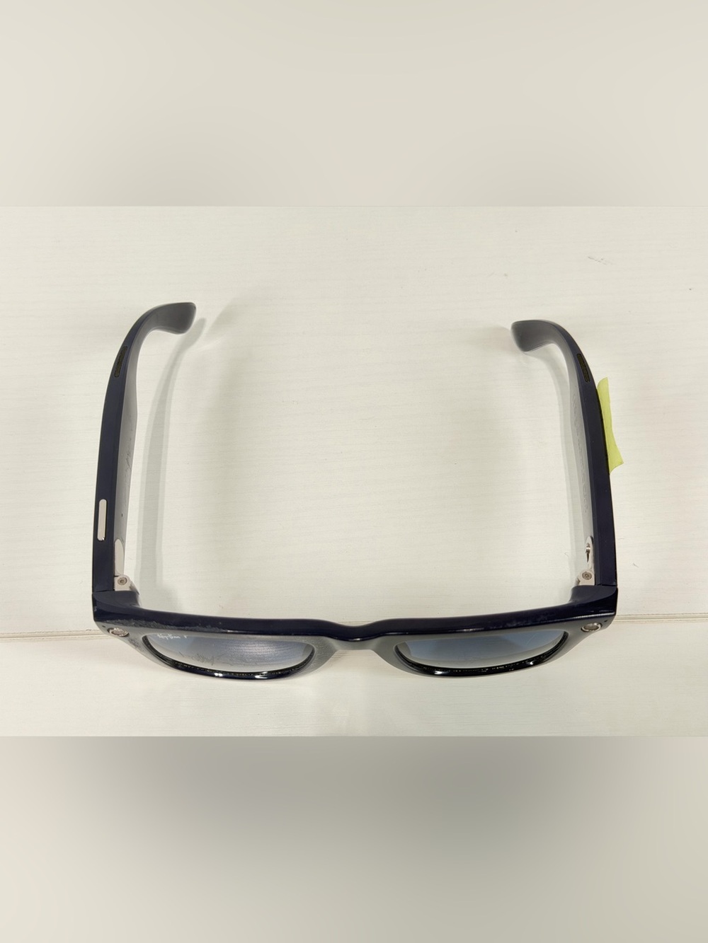 Ray-Ban Black Frame Blue Lens Sunglasses - Picture 3 of 9